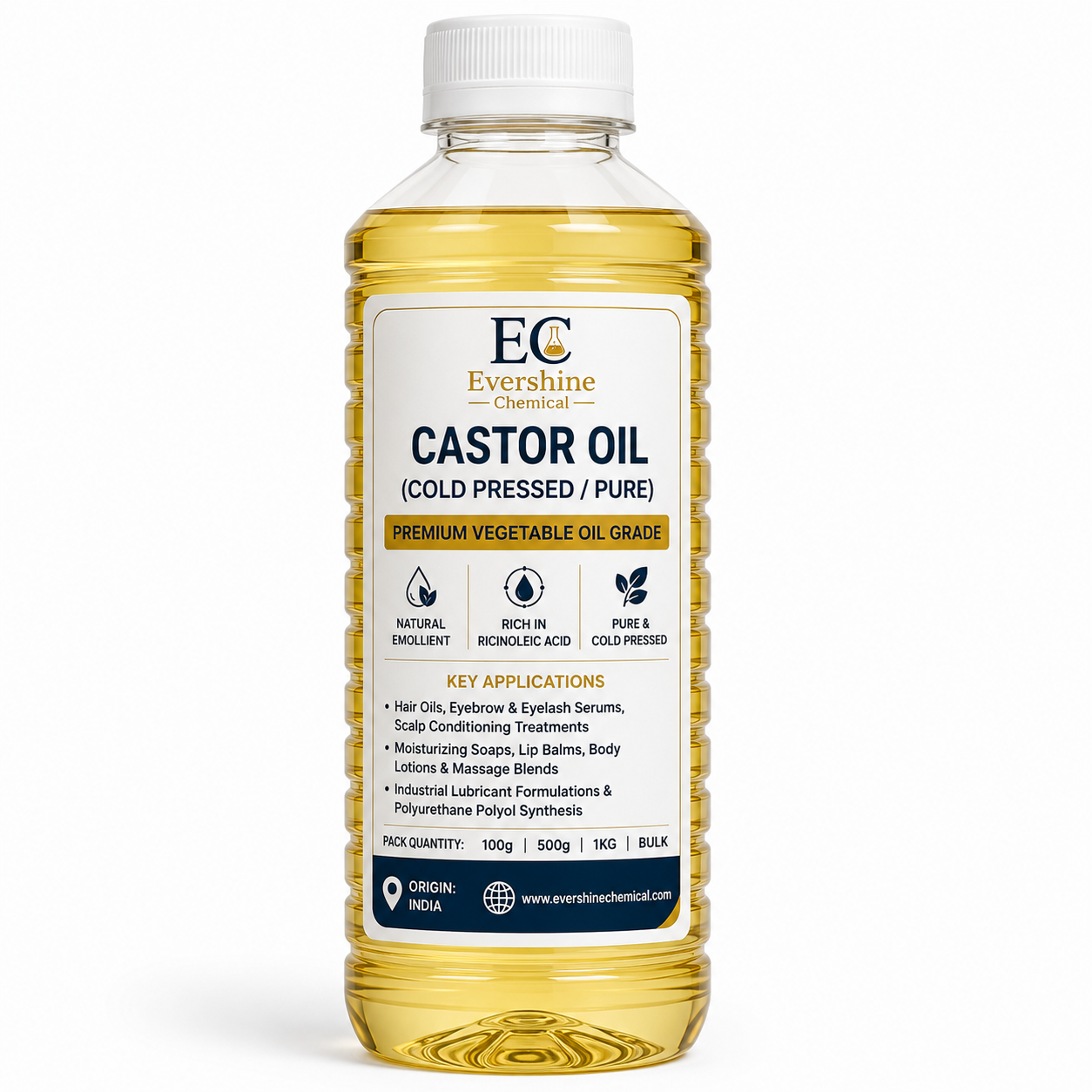CASTOR OIL (COLD PRESSED / PURE)