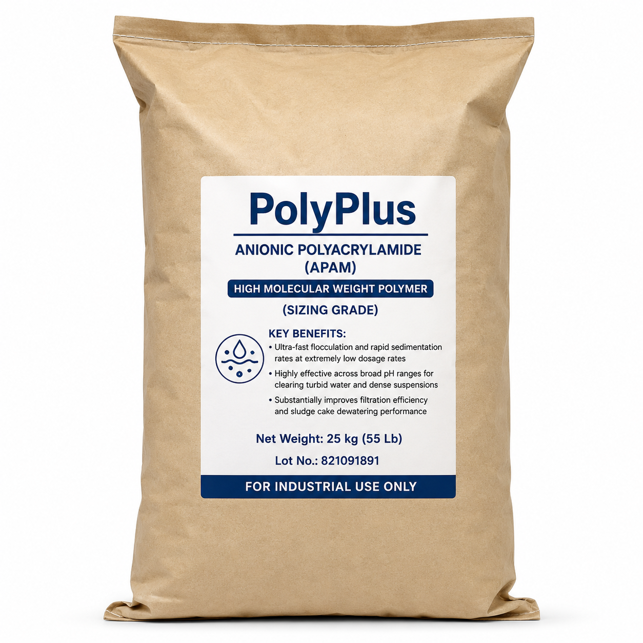 POLYPLUS ANIONIC POLYACRYLAMIDE (APAM)